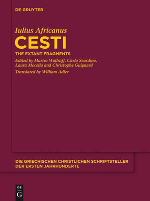 cover image of Cesti